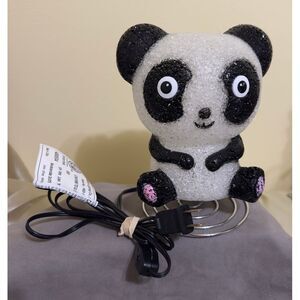 Sparkle panda lamp on‎ spring 7.5"